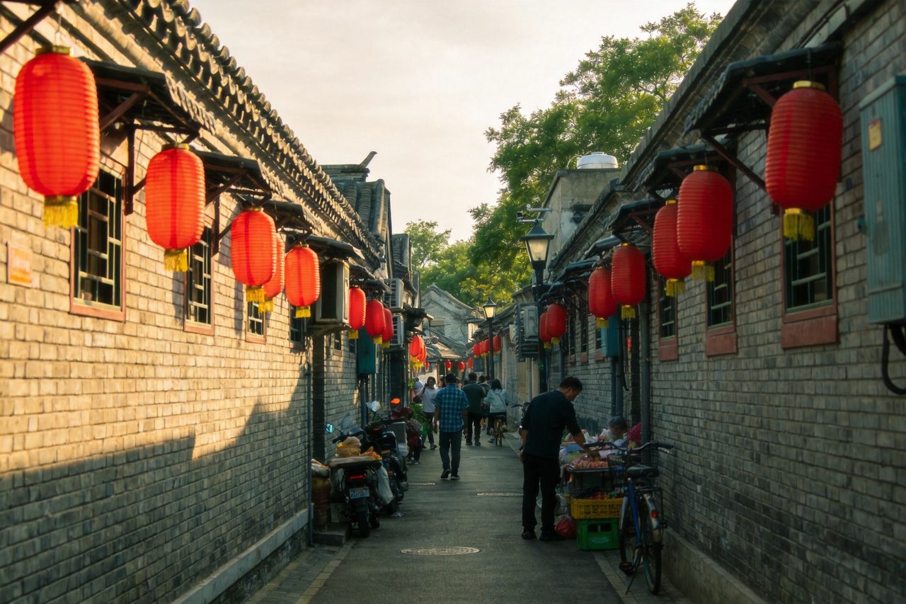 Nanluoguxiang Hutong Area