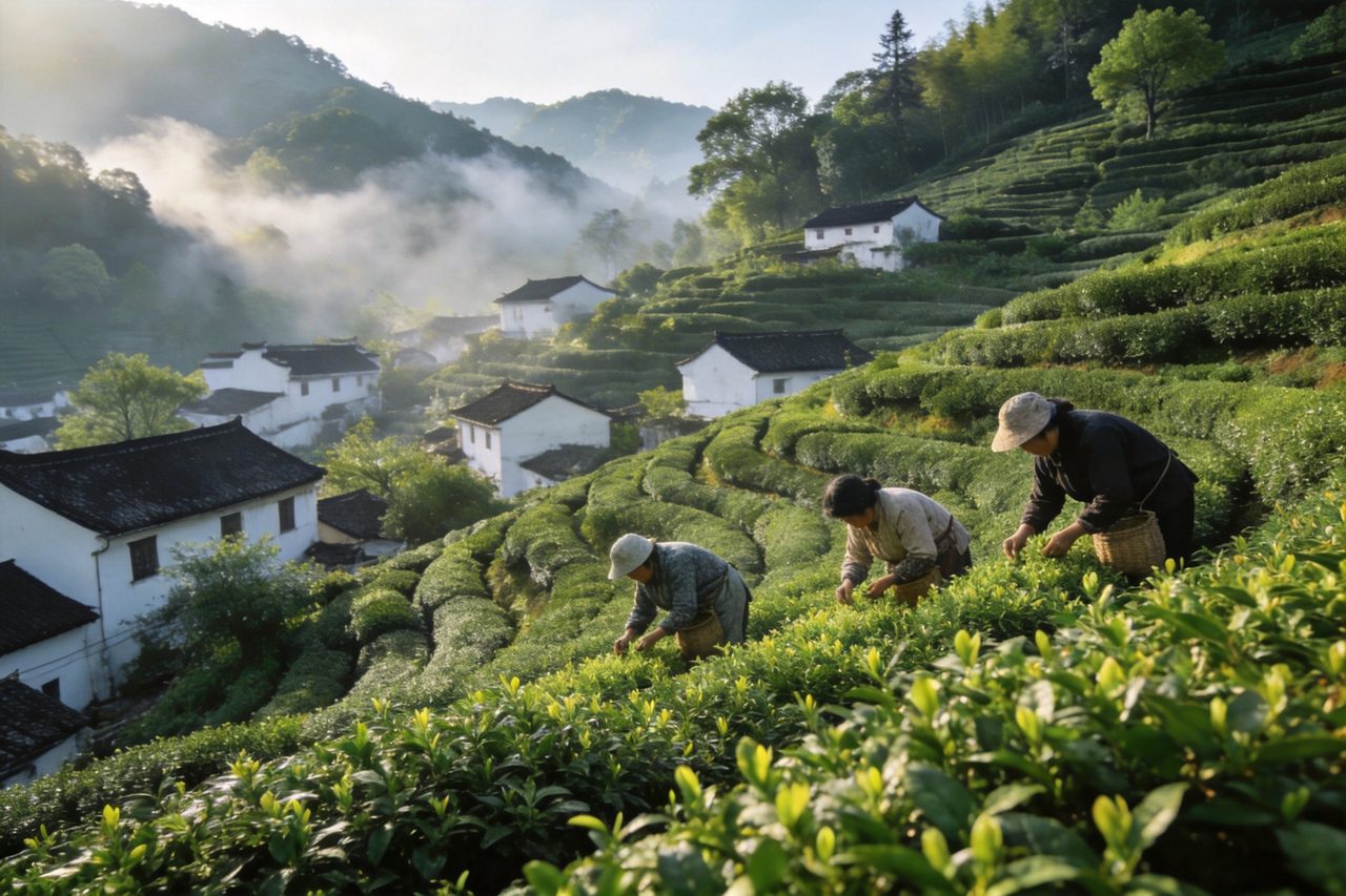 Longjing Tea Village